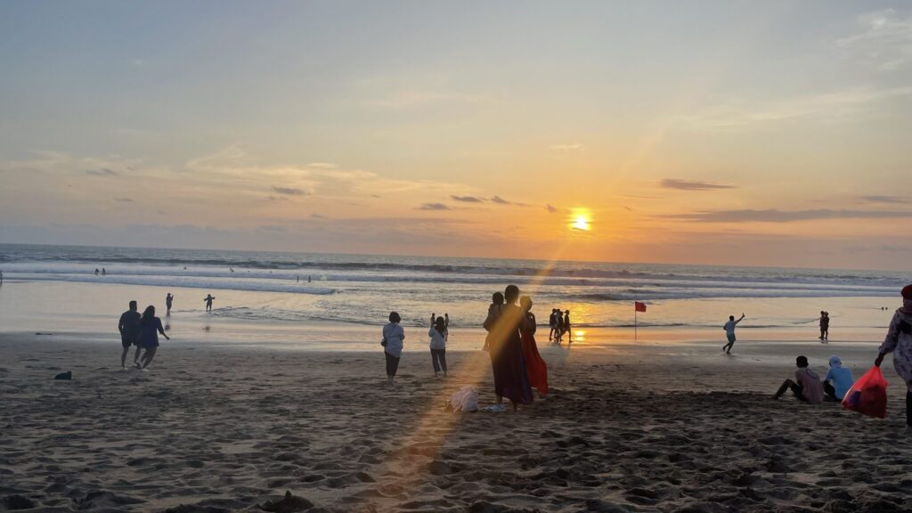 Sunset on Seminyak Beach, Bali